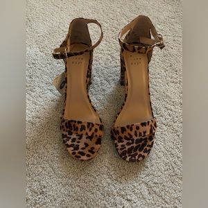 Leopard print heels